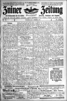 Zniner Zeitung 1911.09.02 R. 24 nr 70