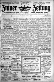 Zniner Zeitung 1911.10.14 R. 24 nr 82