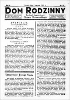Dom Rodzinny : dodatek tygodniowy Słowa Pomorskiego, 1928.06.07 R. 4 nr 23