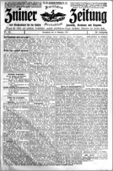 Zniner Zeitung 1911.11.18 R. 24 nr 92
