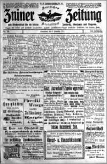 Zniner Zeitung 1911.12.09 R. 24 nr 98