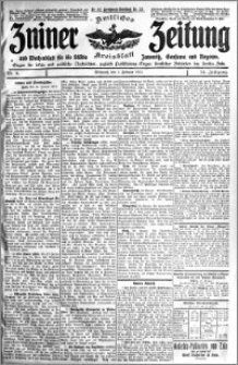 Zniner Zeitung 1911.02.01 R. 24 nr 9