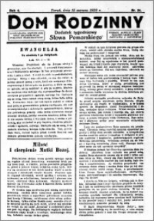 Dom Rodzinny : dodatek tygodniowy Słowa Pomorskiego, 1928.06.15 R. 4 nr 24