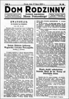 Dom Rodzinny : dodatek tygodniowy Słowa Pomorskiego, 1928.07.27 R. 4 nr 30