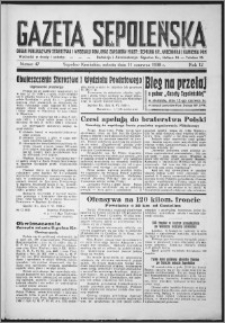 Gazeta Sępoleńska 1938, R. 12, nr 47