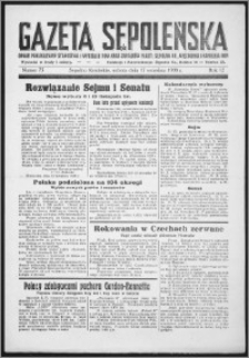 Gazeta Sępoleńska 1938, R. 12, nr 75