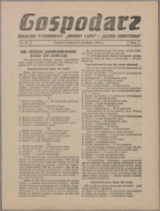 Gospodarz : dodatek tygodniowy "Obrony Ludu" i "Głosu Robotnika" 1931, R. 1 nr 10