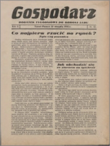 Gospodarz : dodatek tygodniowy "Obrony Ludu" i "Głosu Robotnika" 1932, R. 2 nr 22