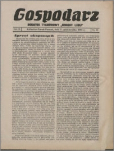 Gospodarz : dodatek tygodniowy "Obrony Ludu" i "Głosu Robotnika" 1933, R. 3 nr 40