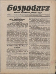 Gospodarz : dodatek tygodniowy "Obrony Ludu" i "Głosu Robotnika" 1933, R. 3 nr 48