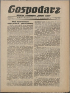 Gospodarz : dodatek tygodniowy "Obrony Ludu" i "Głosu Robotnika" 1934, R. 4 nr 16