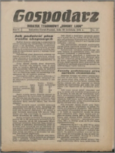 Gospodarz : dodatek tygodniowy "Obrony Ludu" i "Głosu Robotnika" 1934, R. 4 nr 17