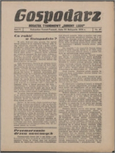 Gospodarz : dodatek tygodniowy "Obrony Ludu" i "Głosu Robotnika" 1934, R. 4 nr 47