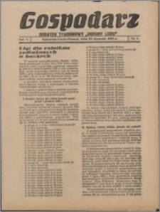 Gospodarz : dodatek tygodniowy "Obrony Ludu" i "Głosu Robotnika" 1935, R. 5 nr 4