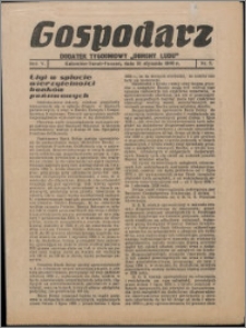 Gospodarz : dodatek tygodniowy "Obrony Ludu" i "Głosu Robotnika" 1935, R. 5 nr 5