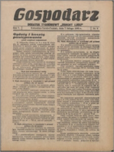Gospodarz : dodatek tygodniowy "Obrony Ludu" i "Głosu Robotnika" 1935, R. 5 nr 6