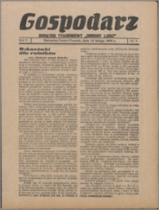 Gospodarz : dodatek tygodniowy "Obrony Ludu" i "Głosu Robotnika" 1935, R. 5 nr 7