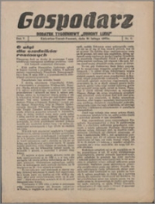 Gospodarz : dodatek tygodniowy "Obrony Ludu" i "Głosu Robotnika" 1935, R. 5 nr 8