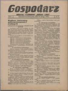 Gospodarz : dodatek tygodniowy "Obrony Ludu" i "Głosu Robotnika" 1935, R. 5 nr 9