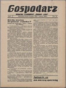 Gospodarz : dodatek tygodniowy "Obrony Ludu" i "Głosu Robotnika" 1935, R. 5 nr 10