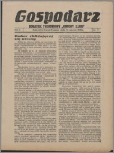 Gospodarz : dodatek tygodniowy "Obrony Ludu" i "Głosu Robotnika" 1935, R. 5 nr 11