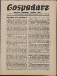 Gospodarz : dodatek tygodniowy "Obrony Ludu" i "Głosu Robotnika" 1935, R. 5 nr 16