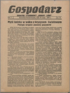 Gospodarz : dodatek tygodniowy "Obrony Ludu" i "Głosu Robotnika" 1935, R. 5 nr 20