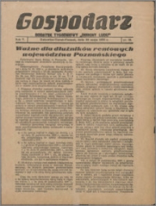 Gospodarz : dodatek tygodniowy "Obrony Ludu" i "Głosu Robotnika" 1935, R. 5 nr 22