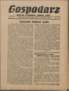 Gospodarz : dodatek tygodniowy "Obrony Ludu" i "Głosu Robotnika" 1935, R. 5 nr 37