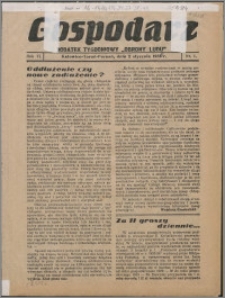 Gospodarz : dodatek tygodniowy "Obrony Ludu" i "Głosu Robotnika" 1936, R. 6 nr 1