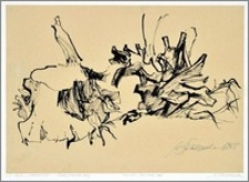 Z cyklu "Korzenie" szkic (Bolków 1965)