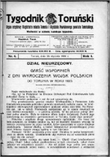 Tygodnik Toruński 1924, R. 1, nr 4