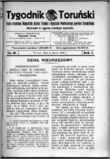 Tygodnik Toruński 1924, R. 1, nr 10