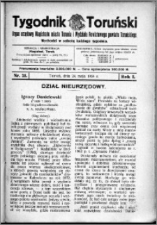 Tygodnik Toruński 1924, R. 1, nr 21