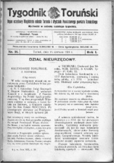 Tygodnik Toruński 1924, R. 1, nr 24