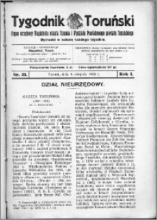 Tygodnik Toruński 1924, R. 1, nr 32