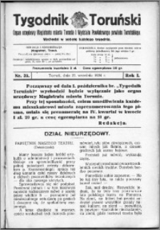 Tygodnik Toruński 1924, R. 1, nr 39