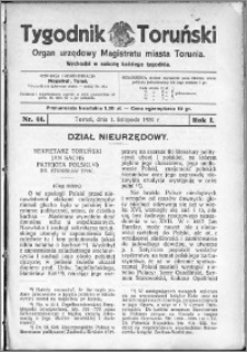 Tygodnik Toruński 1924, R. 1, nr 44