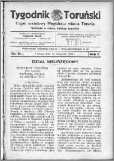 Tygodnik Toruński 1924, R. 1, nr 46