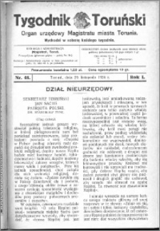 Tygodnik Toruński 1924, R. 1, nr 48