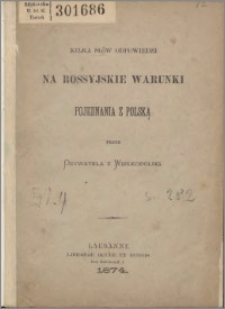 Kilka słów odpowiedzi na rossyjskie warunki pojednania z Polską