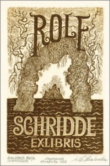 Exlibris Rolfa Schrridde