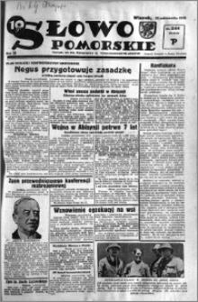 Słowo Pomorskie 1935.10.22 R.15 nr 244