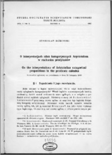 Studia Societatis Scientiarum Torunensis. Sectio A, Mathematica-Physica Vol. 2, nr 3 (1950)