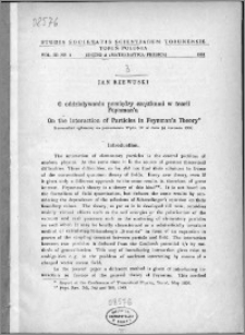 Studia Societatis Scientiarum Torunensis. Sectio A, Mathematica-Physica Vol. 3, nr 1 (1951)
