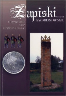 Zapiski Kazimierzowskie 2012 nr 8