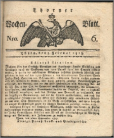 Thorner Wochen-Blatt 1818, Nro. 6
