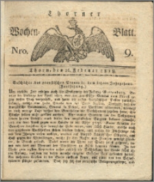 Thorner Wochen-Blatt 1818, Nro. 9