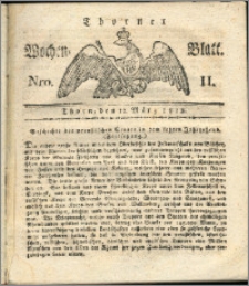 Thorner Wochen-Blatt 1818, Nro. 11