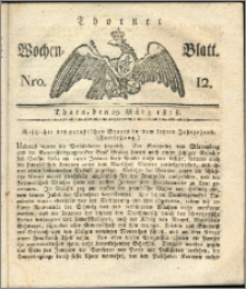 Thorner Wochen-Blatt 1818, Nro. 12